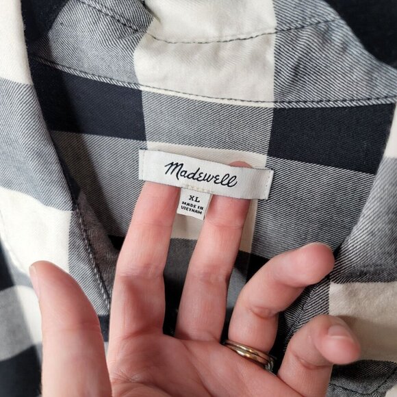 Madewell Button Up Womens XLarge - Picture 5 of 6